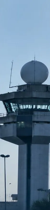 Torre de control de un aeropuerto en Brasil